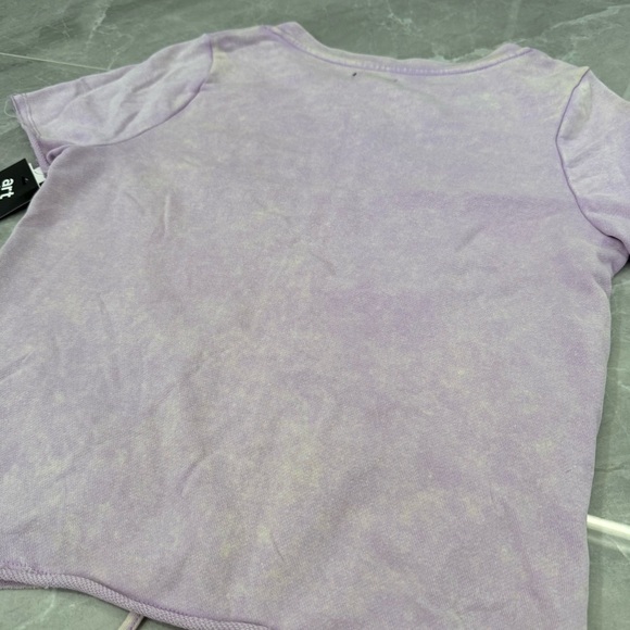 Girls’ Art Class Ruched Acid Wash Short Sleeve Top Size XL 14/16 - Picture 9 of 16